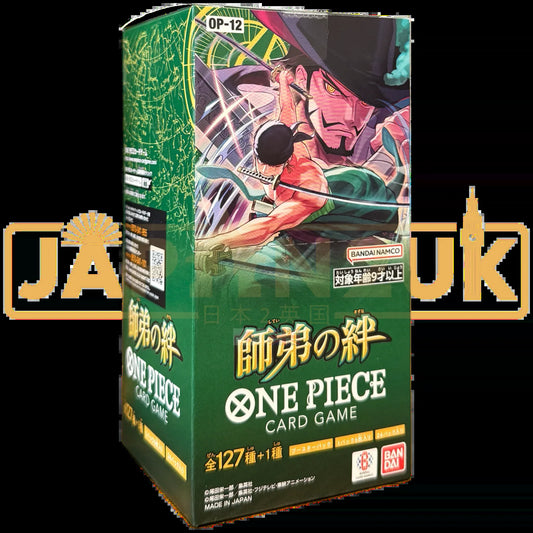 One Piece Bonds of Master and Disciple OP-12 Japanese Booster Box