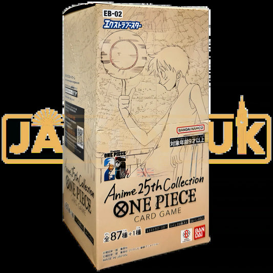 One Piece Extra Booster Anime 25Th Collection EB-02 Japanese Booster Box