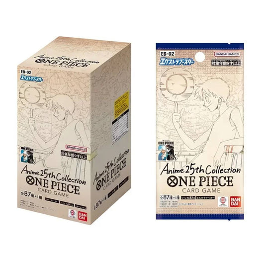 One Piece Extra Booster Anime 25Th Collection EB-02 Japanese Booster Box